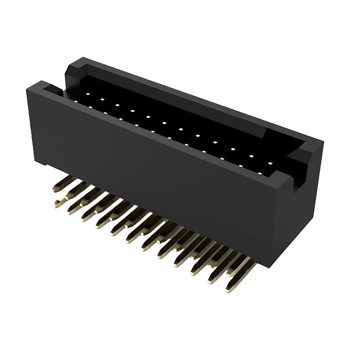 ส่วนหัวกล่อง 1.27 มม. ชายสองแถวมุมขวา dip2