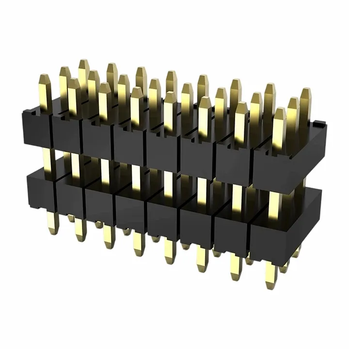 ส่วนหัวพิน 2.0 มม. สามแถวตรง