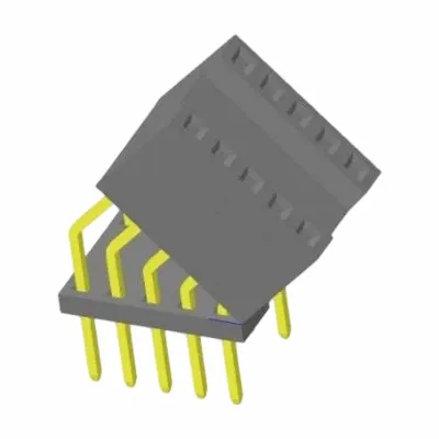 2.54 มม. 45 องศาส่วนหัวพินหญิง