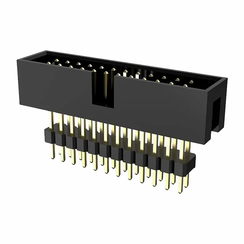 ส่วนหัวกล่อง 2.54 มม. ตรงแถวตรง